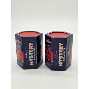 Hallmark Mystery Ornaments Marvel Spider-Man Ornament Lot of 2 Sealed